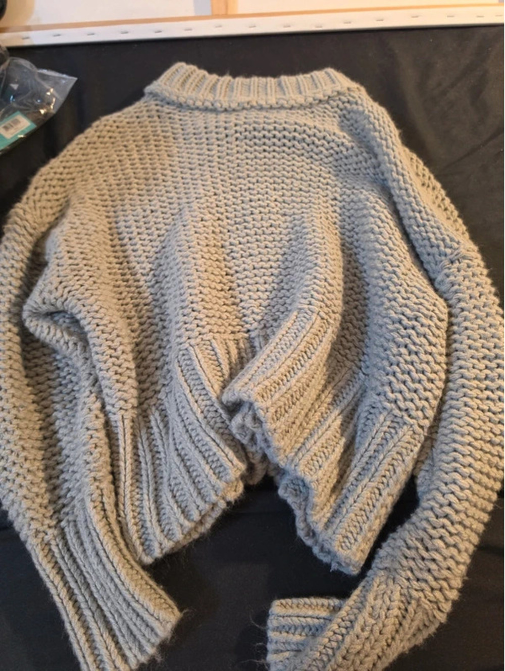 Knit mockneck